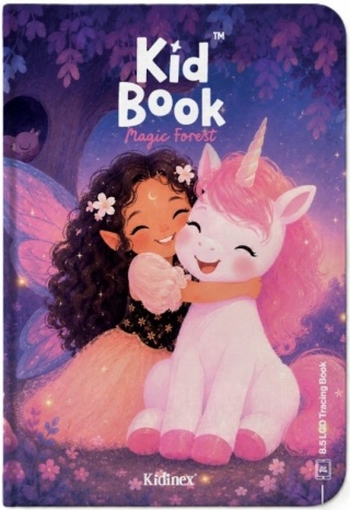 KidBook Tablet Graficzny z kartami pracy do rysowania - Magic Forest