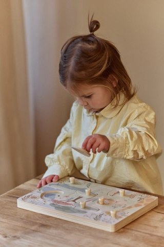 Little Dutch Puzzle dźwiękowe Safari Friends FSC