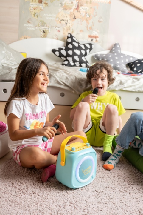 Kiddoboo zestaw karaoke głośnik KidsVoice różowy 3+