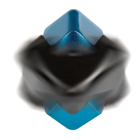 Bopster Cube Spinner - Czarny/Niebieski