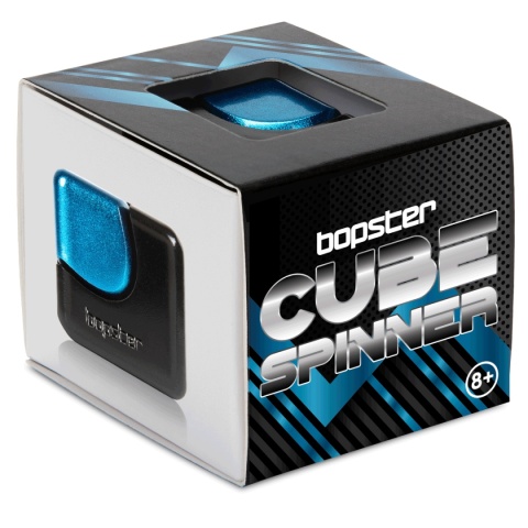 Bopster Cube Spinner - Czarny/Niebieski