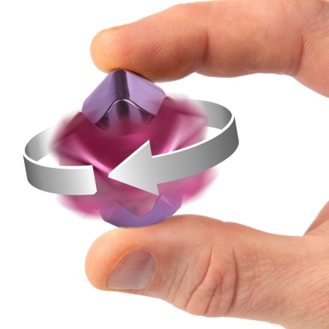 Bopster Cube Spinner - Różowy/Fioletowy