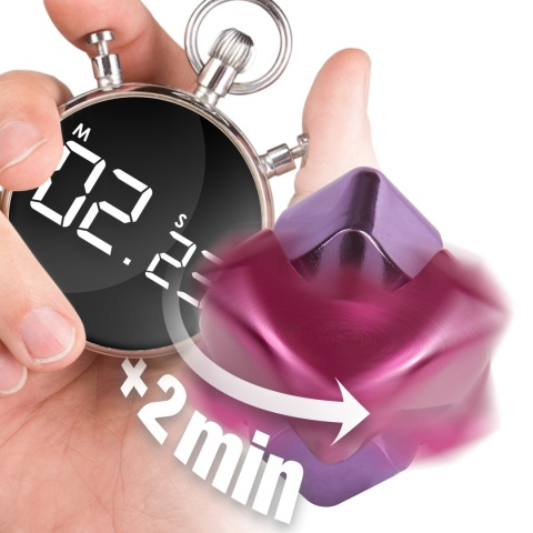 Bopster Cube Spinner - Różowy/Fioletowy