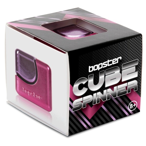 Bopster Cube Spinner - Różowy/Fioletowy
