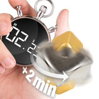 Bopster Cube Spinner - Srebrny/Złoty