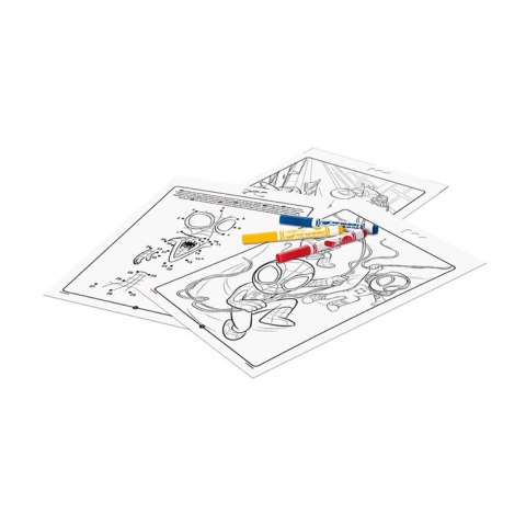Crayola Kolorowanka dla dzieci z łamigłówkami i flamastrami Spidey 3+