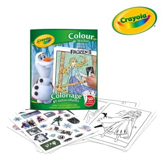 Crayola Kolorowanka dla dzieci z naklejkami Kraina Lodu 3+