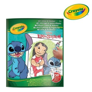 Crayola Kolorowanka dla dzieci z naklejkami Lilo i Stitch 3+
