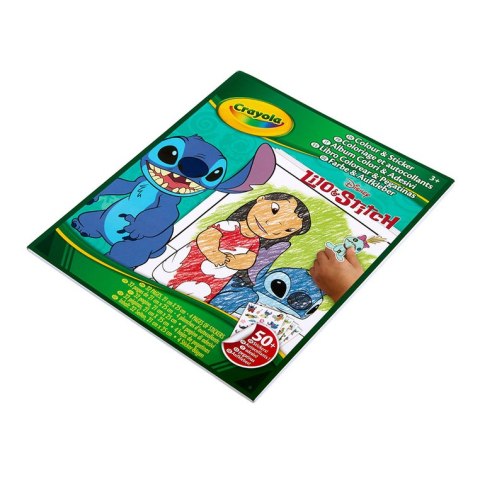 Crayola Kolorowanka dla dzieci z naklejkami Lilo i Stitch 3+
