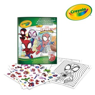 Crayola Kolorowanka dla dzieci z naklejkami Spidey i super-kumple 3+