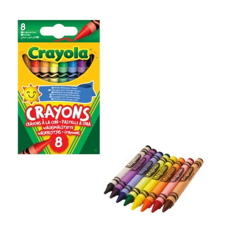 Crayola Kredki świecowe 8szt.