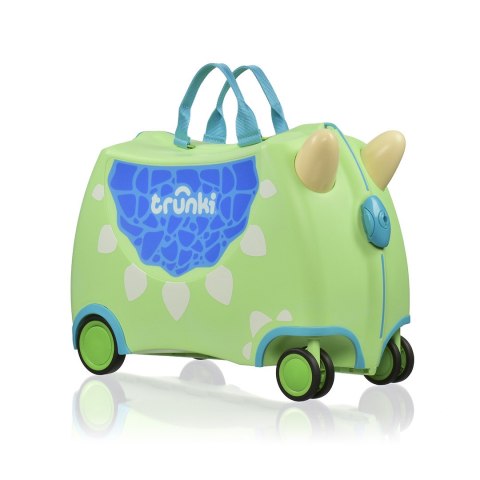 Trunki Jeżdżąca walizeczka Dinozaur Dudley Dziecięca walizka Glide 360°