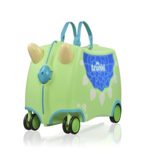 Trunki Jeżdżąca walizeczka Dinozaur Dudley Dziecięca walizka Glide 360°