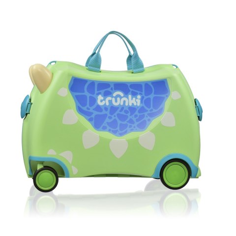 Trunki Jeżdżąca walizeczka Dinozaur Dudley Dziecięca walizka Glide 360°