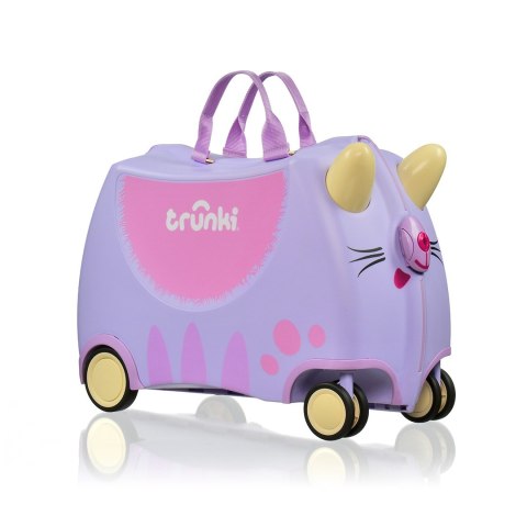 Trunki Jeżdżąca walizeczka Kotek Cassie Dziecięca walizka Trunki Glide 360°