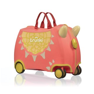 Dziecięca walizka podróżna Trunki Glide 360° z funkcją jeździka - Smok Dylan