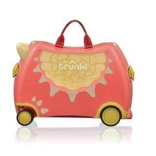 Dziecięca walizka podróżna Trunki Glide 360° z funkcją jeździka - Smok Dylan