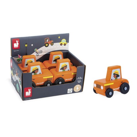 Janod Pojazd Traktor Wieś Cross Roads 12m+