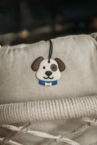 Jellystone Gryzak terapeutyczny MEDIUM antystresowy PUPPY PENDANT BLUE