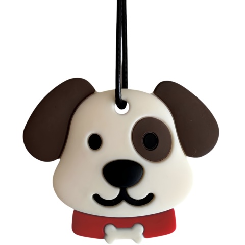 Jellystone Gryzak terapeutyczny MEDIUM antystresowy PUPPY PENDANT RED