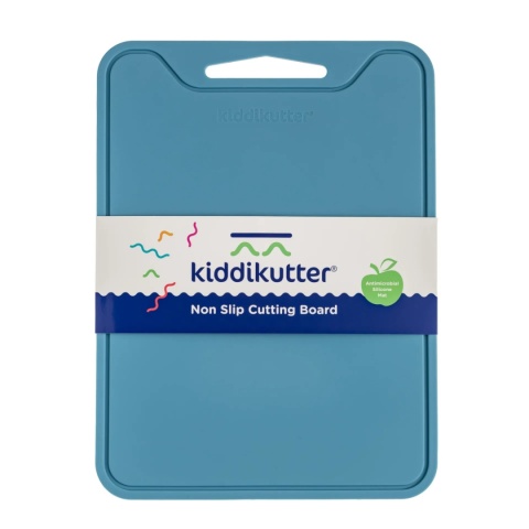 KiddiKutter Antypoślizgowa deska do krojenia dla dzieci silikonowa SKY BLUE