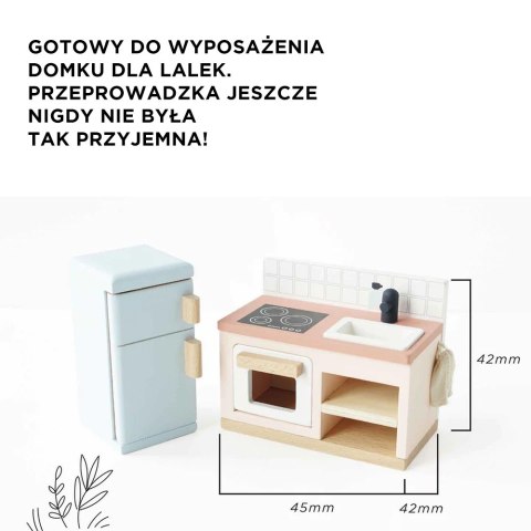 Le Toy Van Drewniane mebelki do domku dla lalek duży zestaw, zabawka dzieci Le Toy Van