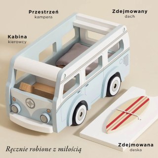 Le Toy Van Drewniany kamper retro, wakacyjny samochód, zabawka dla dzieci, Le Toy Van
