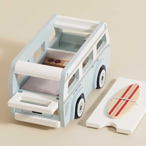 Le Toy Van Drewniany kamper retro, wakacyjny samochód, zabawka dla dzieci, Le Toy Van