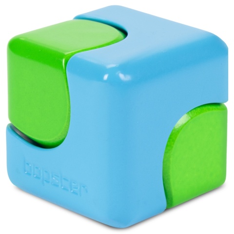 Bopster Cube Spinner NEON- niebieski/ zielony