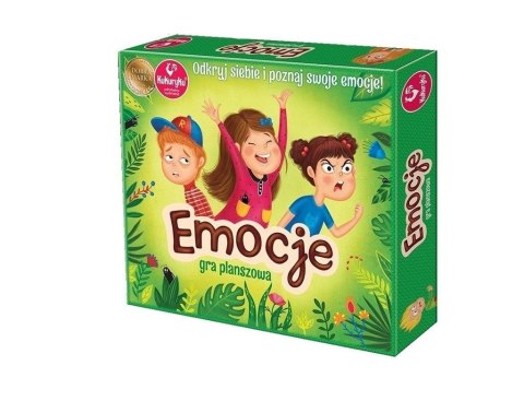 EMOCJE. GRA PLANSZOWA DLA DZIECI I CAŁEJ RODZINY KUKURYKU