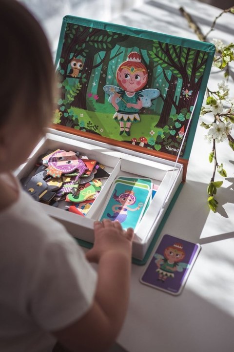 Janod Magnetyczna układanka Świat baśni Magnetibook 3-8 lat