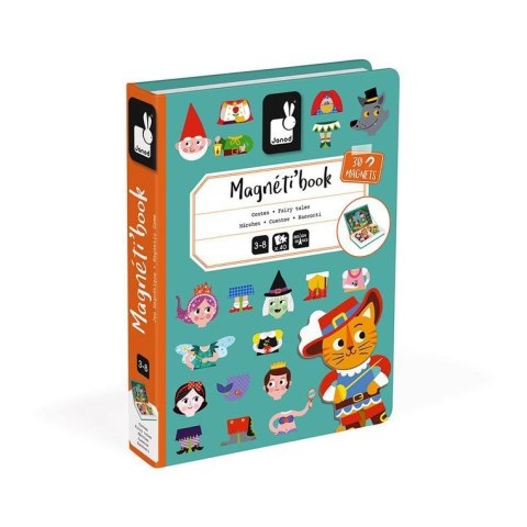 Janod Magnetyczna układanka Świat baśni Magnetibook 3-8 lat