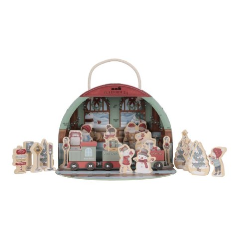 Little Dutch Kalendarz adwentowy w walizeczce FSC X-MAS