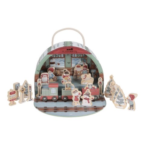 Little Dutch Kalendarz adwentowy w walizeczce FSC X-MAS