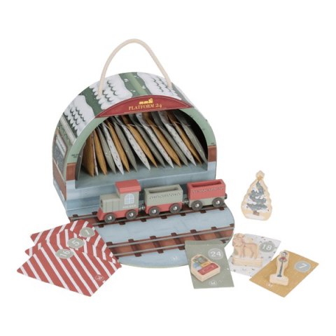 Little Dutch Kalendarz adwentowy w walizeczce FSC X-MAS