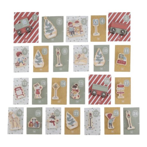Little Dutch Kalendarz adwentowy w walizeczce FSC X-MAS