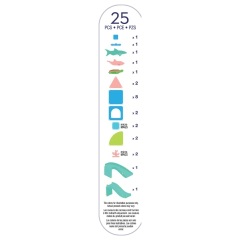 MAGNA-TILES Klocki Magnetyczne Coral Reef 25 el