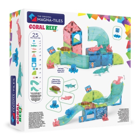 MAGNA-TILES Klocki Magnetyczne Coral Reef 25 el