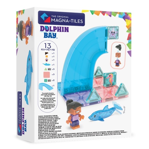 MAGNA-TILES Klocki Magnetyczne Dolphin Bay 13 el
