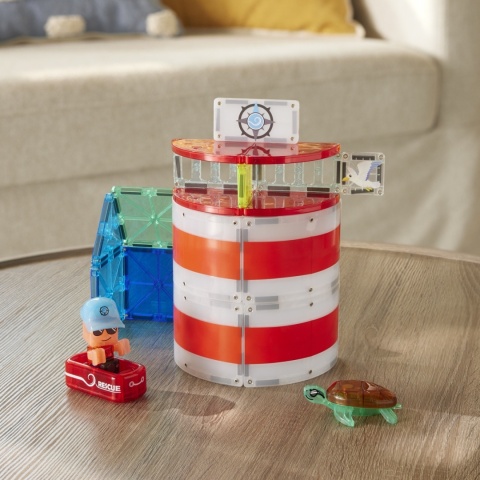 MAGNA-TILES Klocki Magnetyczne Lighthouse Rescue 26 el.