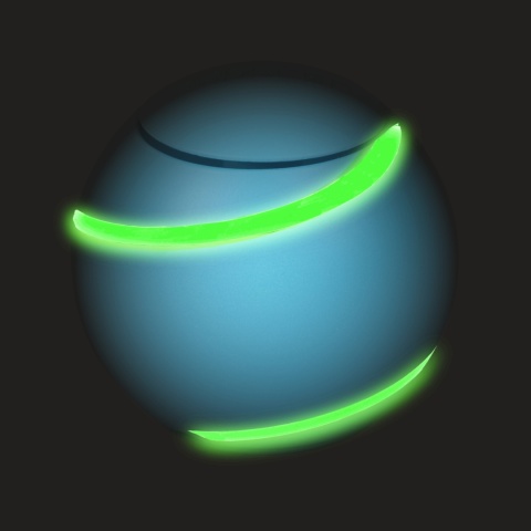 bopster Spin Ball Spinner NEON - niebieski