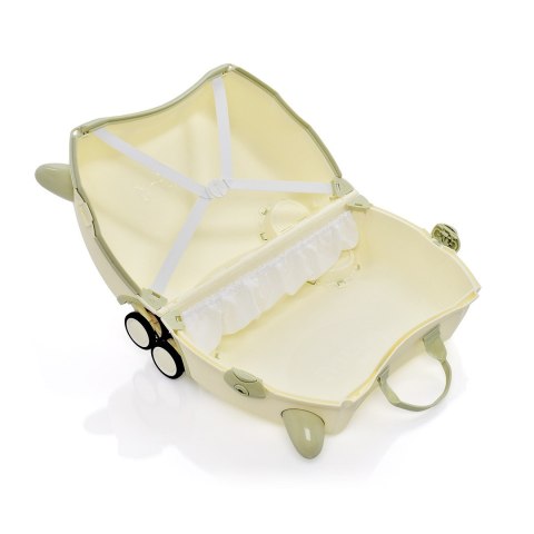 Dziecięca walizka podróżna Trunki Glide 360° z funkcją jeździka - Biała