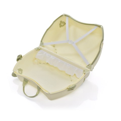 Dziecięca walizka podróżna Trunki Glide 360° z funkcją jeździka - Biała