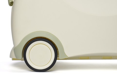 Dziecięca walizka podróżna Trunki Glide 360° z funkcją jeździka - Biała