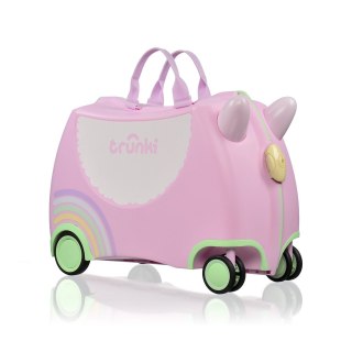 Dziecięca walizka podróżna jeździk Trunki Glide 360° - Jednorożec Una