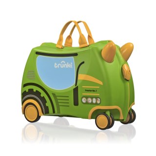 Dziecięca walizka podróżna Trunki Glide 360° z funkcją jeździka - Traktor Tommy