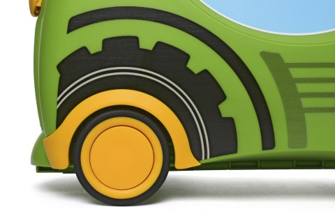 Dziecięca walizka podróżna Trunki Glide 360° z funkcją jeździka - Traktor Tommy