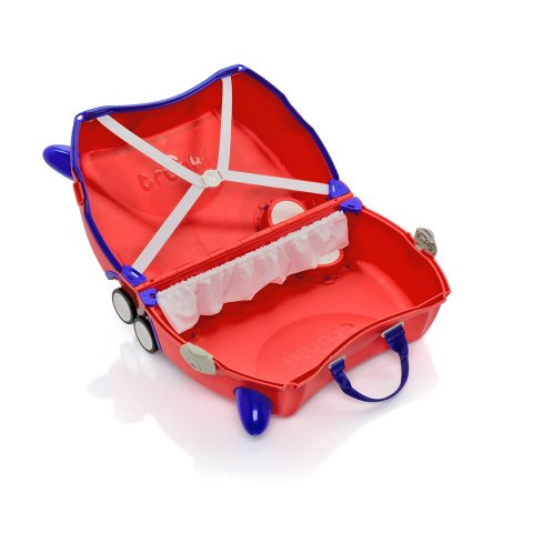 Dziecięca walizka podróżna jeździk Trunki Glide 360° Wóz strażacki Frank