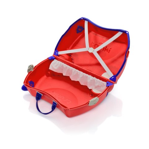 Dziecięca walizka podróżna jeździk Trunki Glide 360° Wóz strażacki Frank