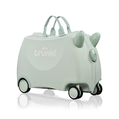 Dziecięca walizka podróżna Trunki Glide 360° z funkcją jeździka - Zielona